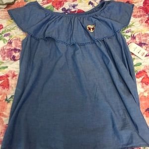 Plus size floral top